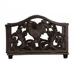 Żeliwny Serwetnik Farmhouse z Kogutem Clayre & Eef