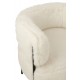 Fotel Futrzany Biały J-Line