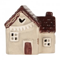 Lampion LED Domek Ceramiczny D Clayre & Eef