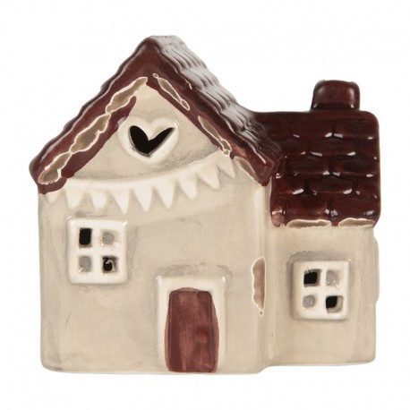 Lampion LED Domek Ceramiczny D Clayre & Eef