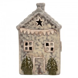 Lampion LED Domek Ceramiczny G Clayre & Eef