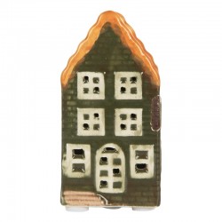 Lampion LED Domek Ceramiczny J Clayre & Eef