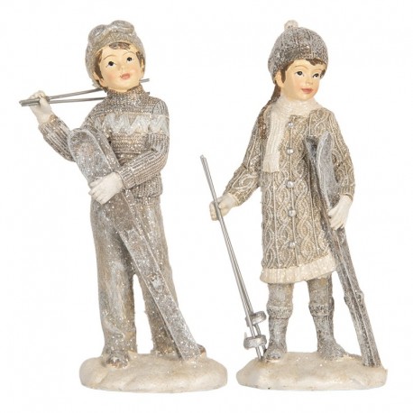 Figurka Na Boże Narodzenie Dzieci 2 szt. B Clayre & Eef