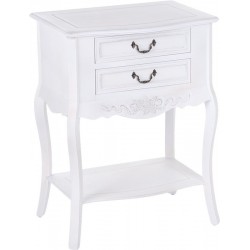 Konsola Prowansalska Bianca z Półką