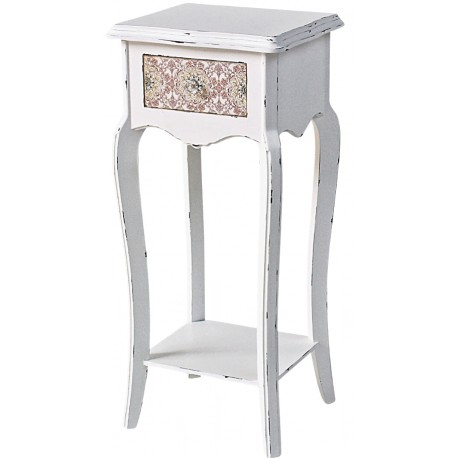 Stolik Prowansalski z Szufladą z Wzorkami