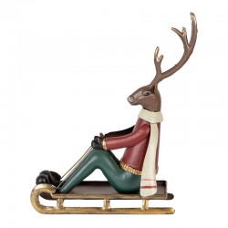 Dekoracja Na Boże Narodzenie Jeleń G Clayre & Eef
