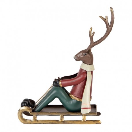 Dekoracja Na Boże Narodzenie Jeleń G Clayre & Eef