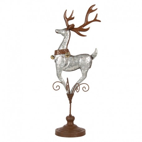 Duża Dekoracja Świąteczna Jeleń 68 cm Clayre & Eef