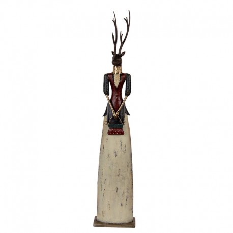 Wysoki Jeleń Na Boże Narodzenie 86 cm Clayre & Eef