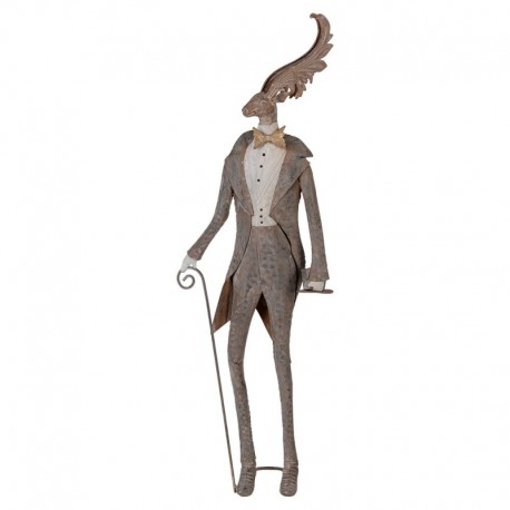 Wysoki Jeleń Na Boże Narodzenie 84 cm Clayre & Eef