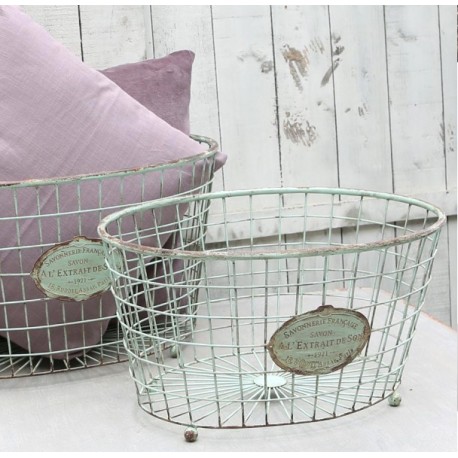 Metalowy Kosz Zielony Savon 1