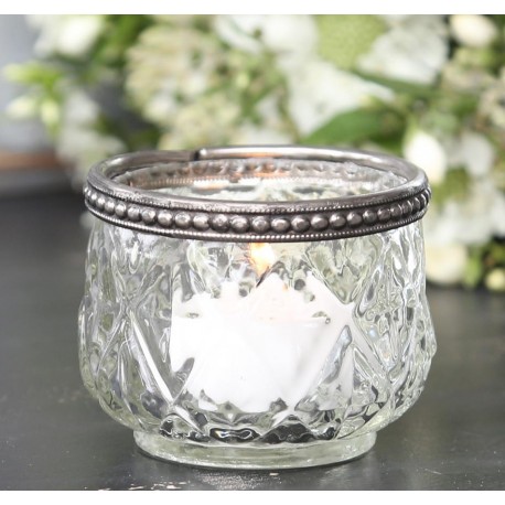 Szklany Świecznik Na Tealight