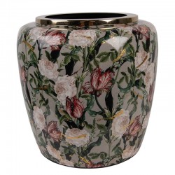 Wazon Metalowy w Kwiaty A Clayre & Eef