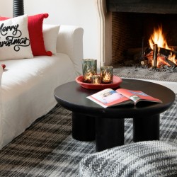 Stolik Kawowy Japandi Akacja Czarna J-Line