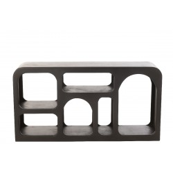 Regał Japandi Akacja Czarny B J-Line