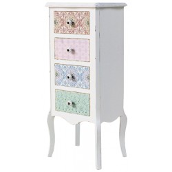 Komoda Prowansalska z Wzorkami Wysoka