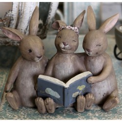 Zajączki Wielkanocne Chic Antique z Książką