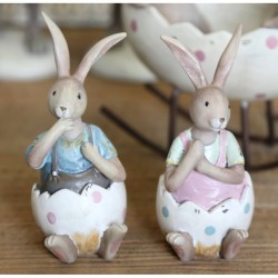 Zające Wielkanocne Chic Antique F 2szt.