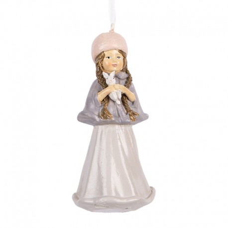 Zawieszka Choinkowa Dziewczynka D Clayre & Eef