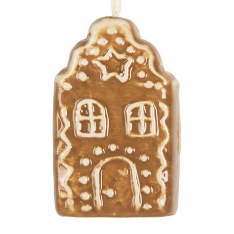 Ceramiczna Zawieszka Choinkowa Pierniczek H Clayre & Eef