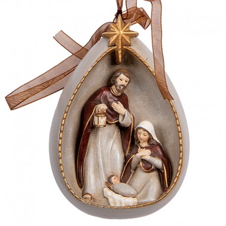 Zawieszka Na Choinkę Szopka A Clayre & Eef