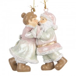 Zawieszka Na Choinkę Mikołaj z Mikołajową Clayre & Eef