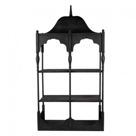 Półki Ścienne Prowansalskie Czarne A Clayre & Eef