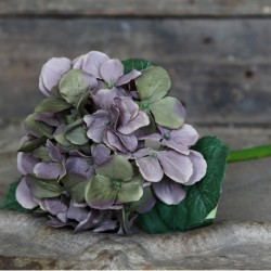 Kwiaty Sztuczne Hortensja Fioletowe