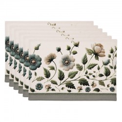 Podkładki Stołowe Prowansalskie w Kwiaty 6 szt. Clayre & Eef