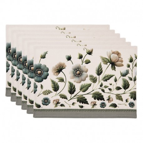 Podkładki Stołowe Prowansalskie w Kwiaty 6 szt. Clayre & Eef
