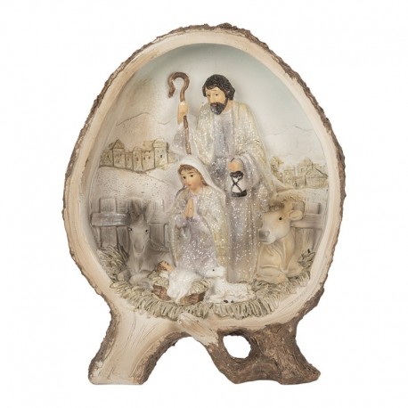 Świąteczna Dekoracja Szopka A Clayre & Eef