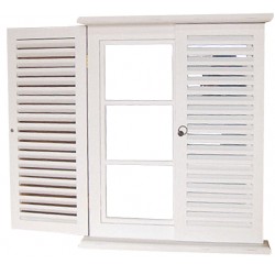 Lustro Okno w Stylu Prowansalskim Wysokie