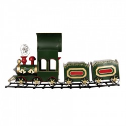 Duża Dekoracja Na Boże Narodzenie Pociąg 77 cm Clayre & Eef