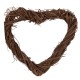 Wianek Rattanowy Serce 20 cm Clayre & Eef