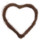 Wianek Rattanowy Serce 50 cm D Clayre & Eef