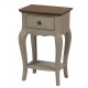 Stolik Nocny w Stylu Prowansalskim Beżowoszary Perri