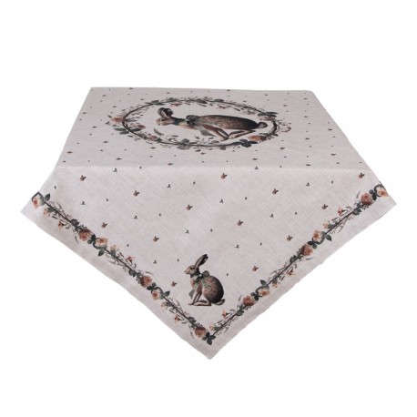 Obrus Zające Kwadratowy 1B Clayre & Eef