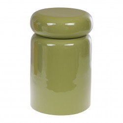 Stolik Nocny Zielony Okrągły A