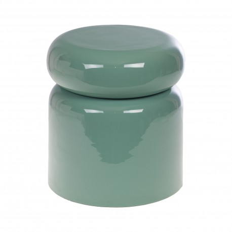 Stolik Nocny Zielony Okrągły B