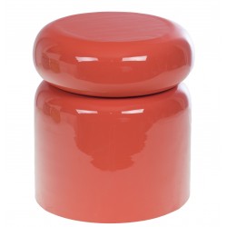 Stolik Nocny Różowy Okrągły