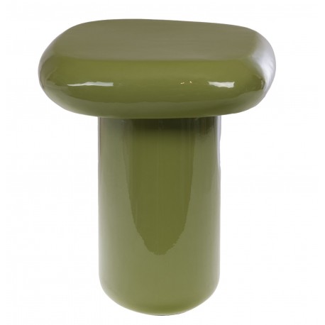 Stolik Nocny Zielony Kwadratowy