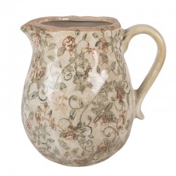 Ceramiczny Dzbanek w Kwiaty C Clayre & Eef