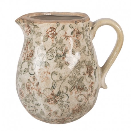 Ceramiczny Dzbanek w Kwiaty C Clayre & Eef
