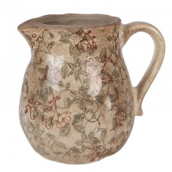 Ceramiczny Dzbanek w Kwiaty D Clayre & Eef
