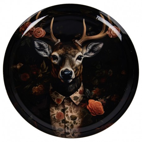 Metalowa Misa z Jeleniem B Clayre & Eef