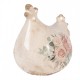 Ceramiczna Kura w Kwiaty F Clayre & Eef