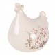 Ceramiczna Kura w Kwiaty G Clayre & Eef