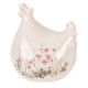 Ceramiczna Kura w Kwiaty G Clayre & Eef