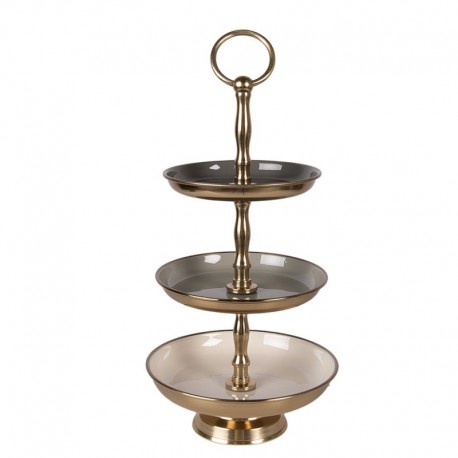 Piętrowa Patera Metalowa 35 cm Clayre & Eef