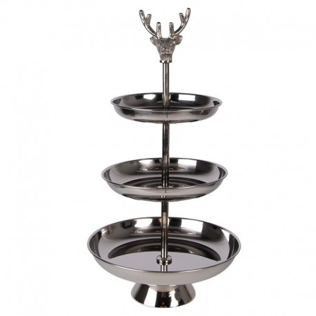 Piętrowa Patera Metalowa 48 cm Clayre & Eef